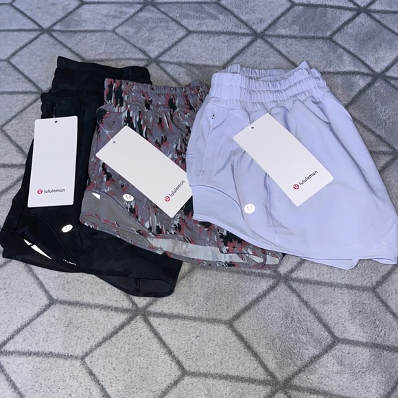 NWT HR and LR lulu shorts